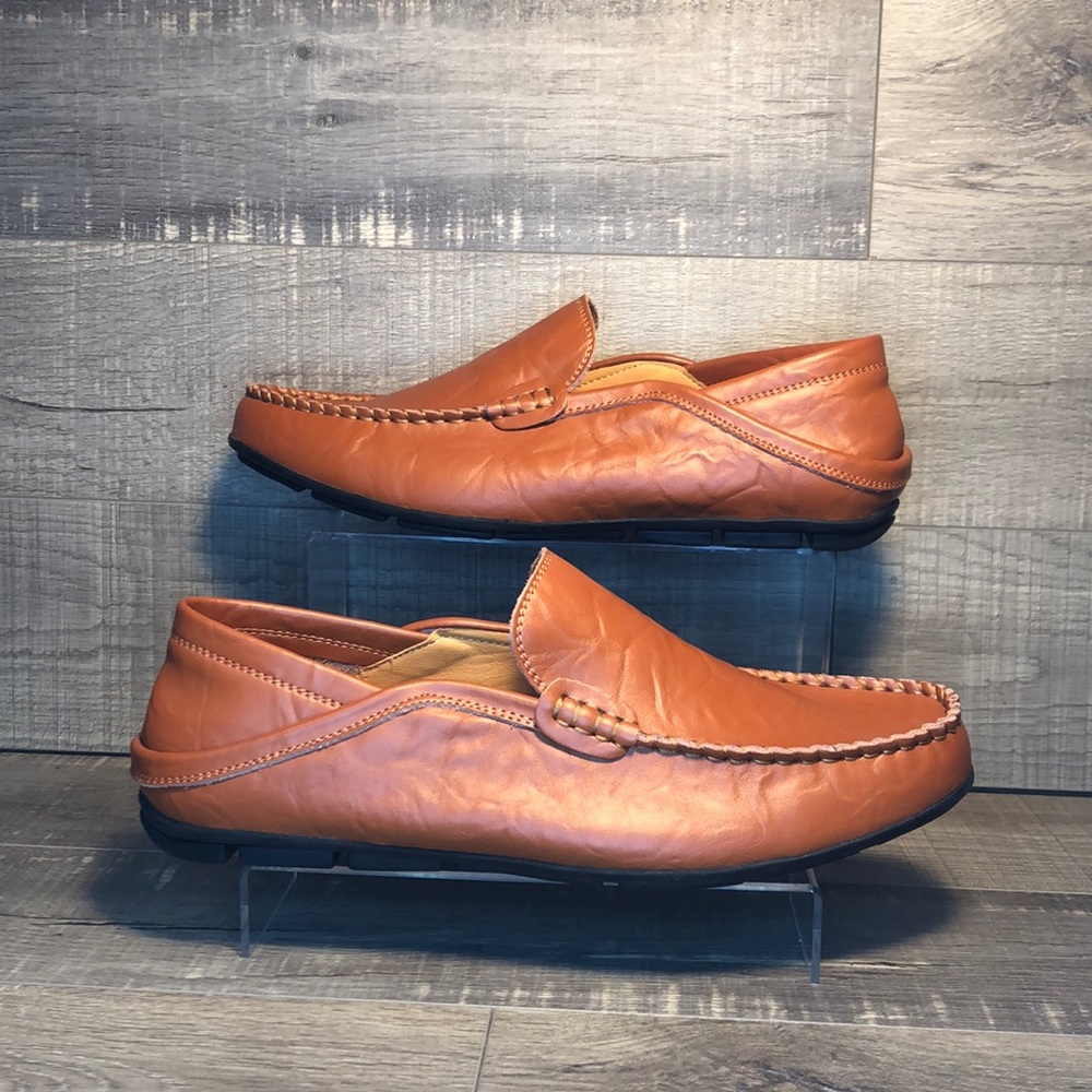 Go Tour - Leather Slip On Loafers